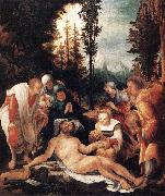HUBER, Wolf The Lamentation of Christ sg oil